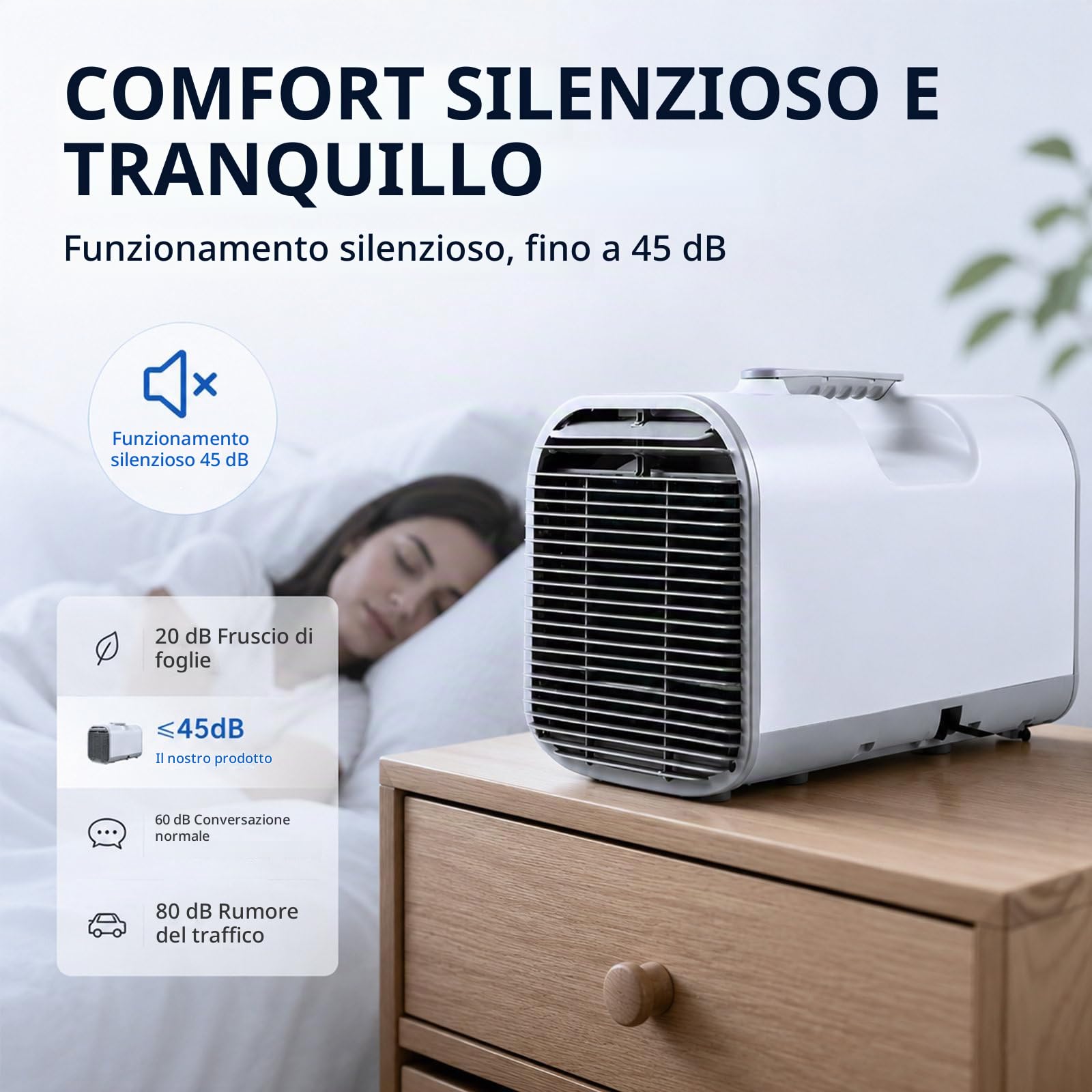 Condizionatore Camper, Condizionatori Per Auto Portatili, AC/DC 220V/12V | Adatto per Viaggi, Campeggio, Camper, Tende e Animali Condizionatore Compatto Interno/Esterno a Raffreddamento Rapido