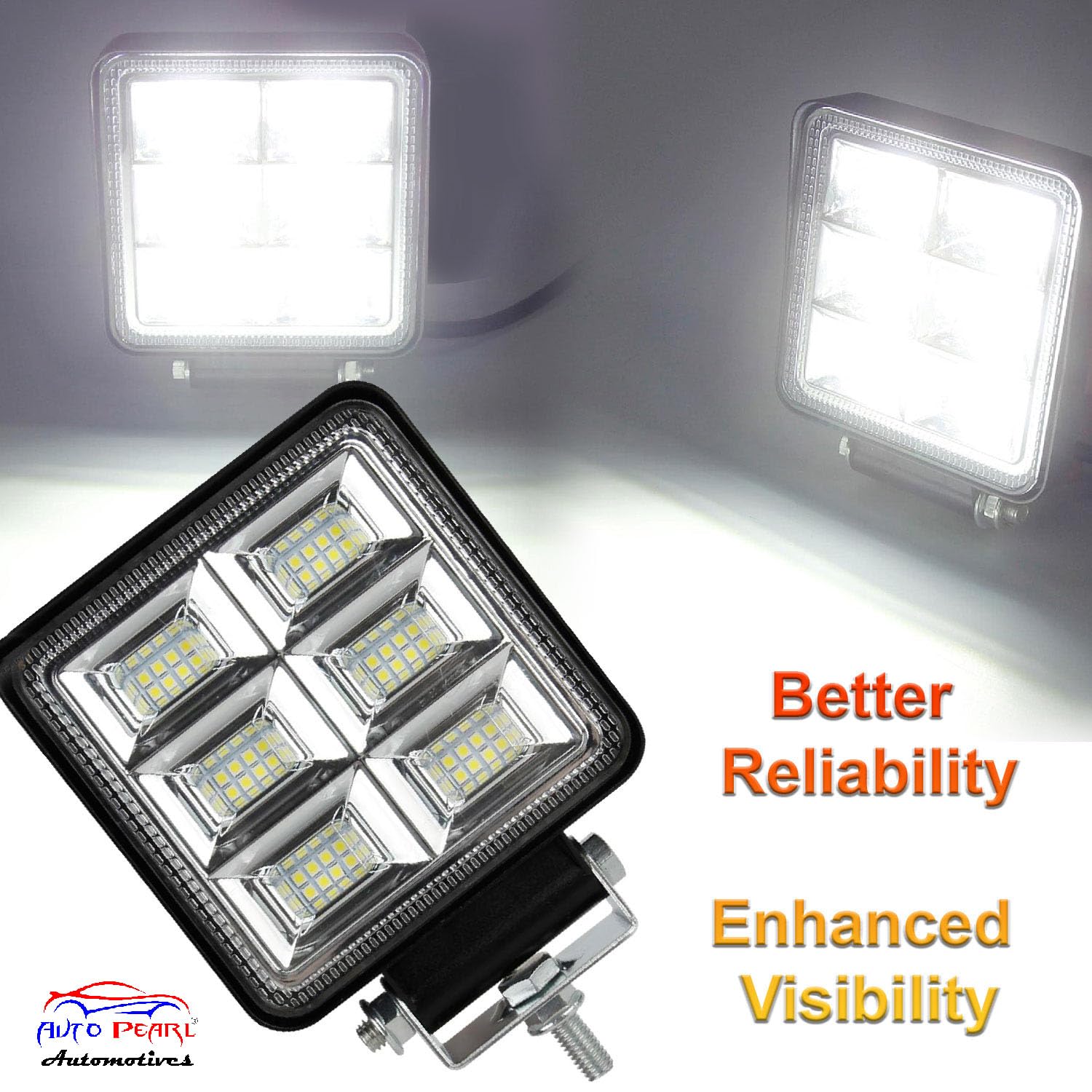 フィンチ！？LEDライトビンテージ Auto Pearl Front fog lights 4Inch LED Work Light Headlight Car