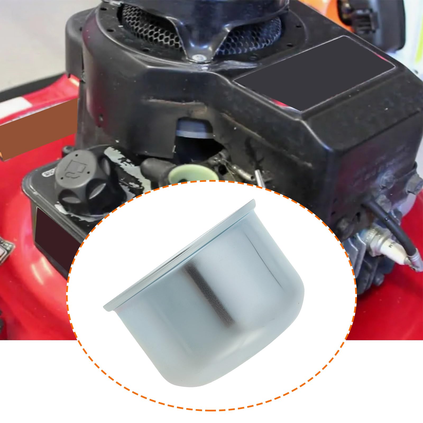 Create idea Schwimmerkammer des Vergasers für Rasenmähermotoren Kompatibel mit Briggs & Stratton 495933 494378 693614