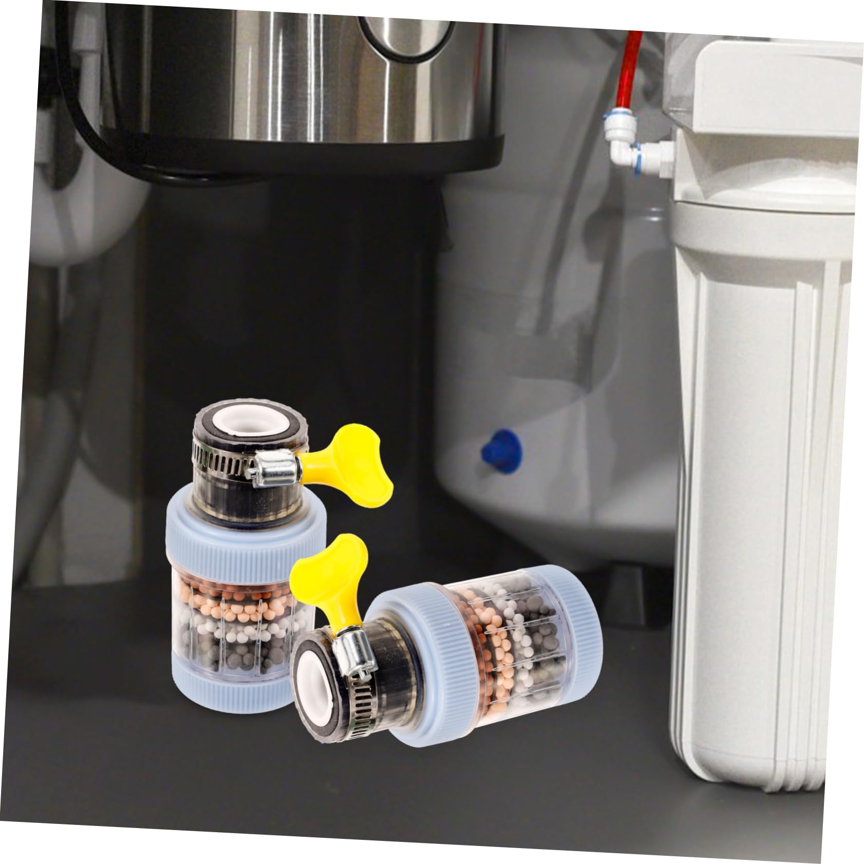 NUOBESTY 3 Set Rubinetto Da Cucina Filtro Dell'acqua Dura Del Rubinetto Depuratore Del Rubinetto Filtro Lavello Cucina Filtro Rubinetto Cucina Acqua Per Lavandino Plastica