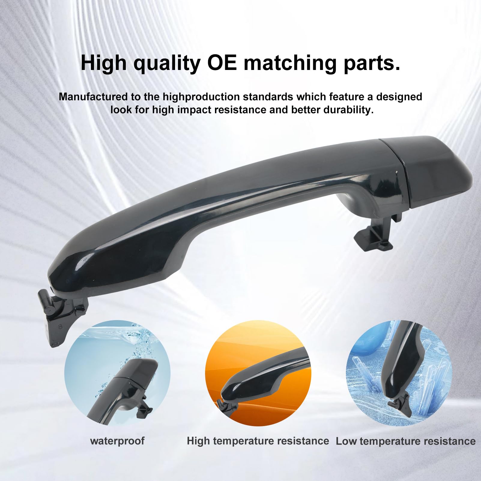 For 2010-2014 Toyota 4Runner Outside Exterior Rear Left Right Door