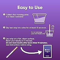 Vista 4 de Tiras de prueba PdG para mujeres – Pruebas de orina PDG para confirmar la ovulación, fácil detección de metabolitos de progesterona en el hogar