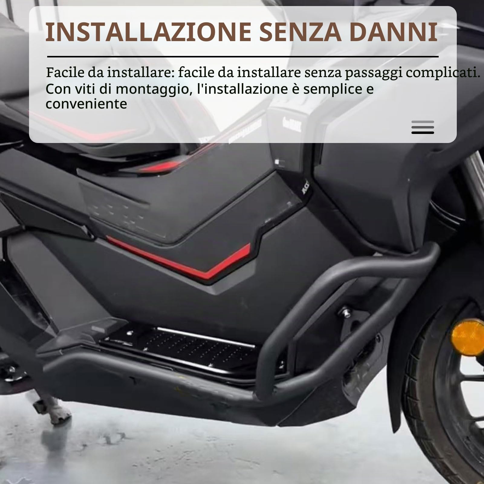 Protezione motore Barre di protezione autostradali Protezione telaio carrozzeria di ricambio per HO&N&DA ADV 350 ADV350 ADV 350 2025 Accessori Protezione anticaduta