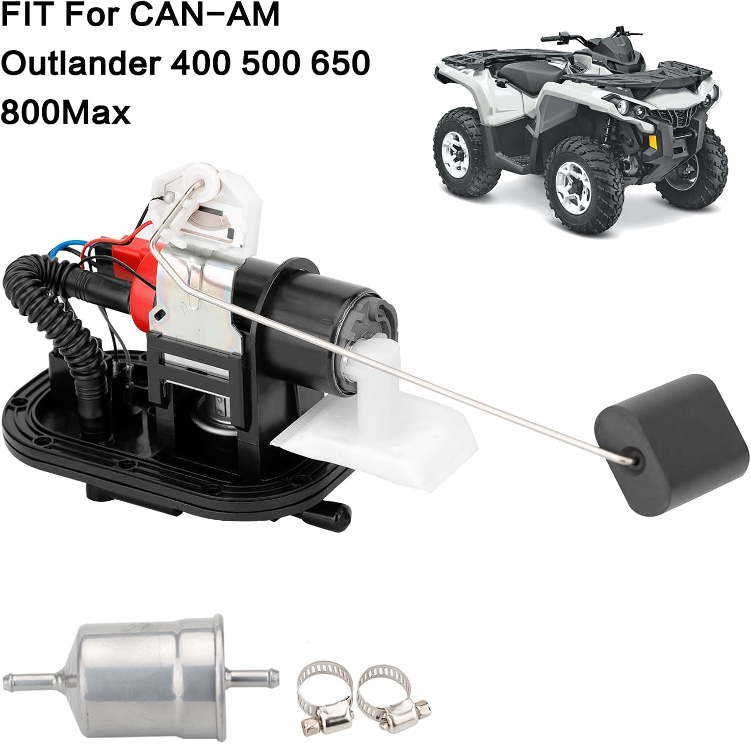 703500771 Fuel Pump Assembly Compatible with Can-Am Outlander 400 500 650 800 Max 2006 2007 2008, Fits for Renegade 500 800 2007-2008, Replace 703500771, 703-5007-71, 01R00S008, 513033719 - Image 4