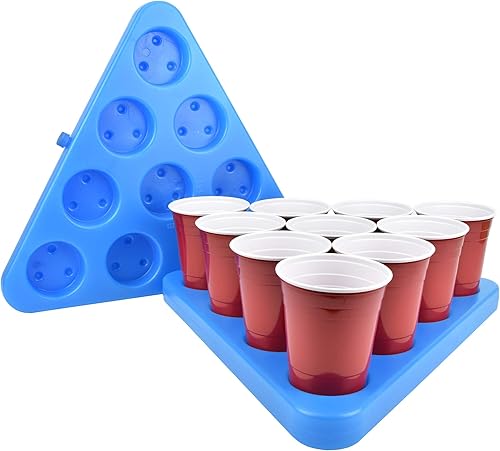 GoPong N-Ice Rack - Juego de estante de cerveza congelable, incluye 2 estantes, 3 bolas y reglas