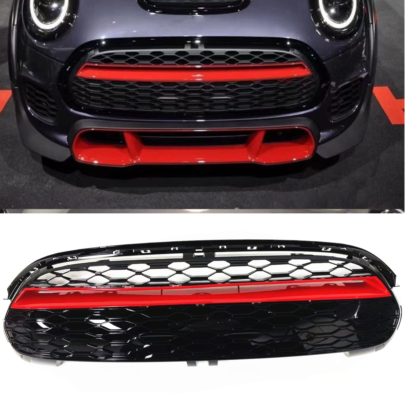 Amazon.com: For BMW MINI COOPER F55 F56 F57 Front Bumper Grille