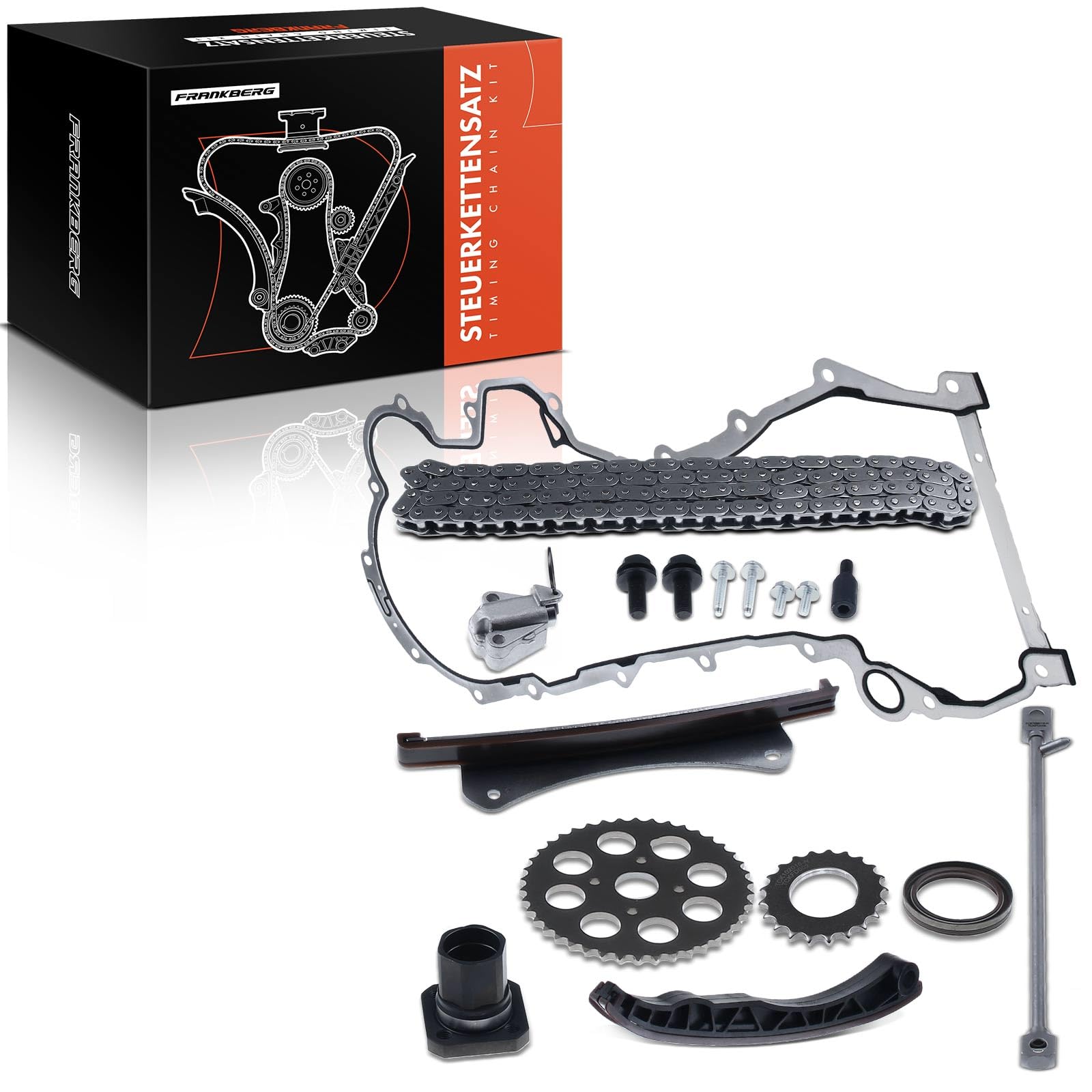 Frankberg Kit de Cadena distribución Diesel Compatible con Corsa D S07 1.3L Corsa C X01 1.3L Meriva X03 1.3L Tigra Twintop X04 1.3L Combo Tour 1.3L Replace# 5636959