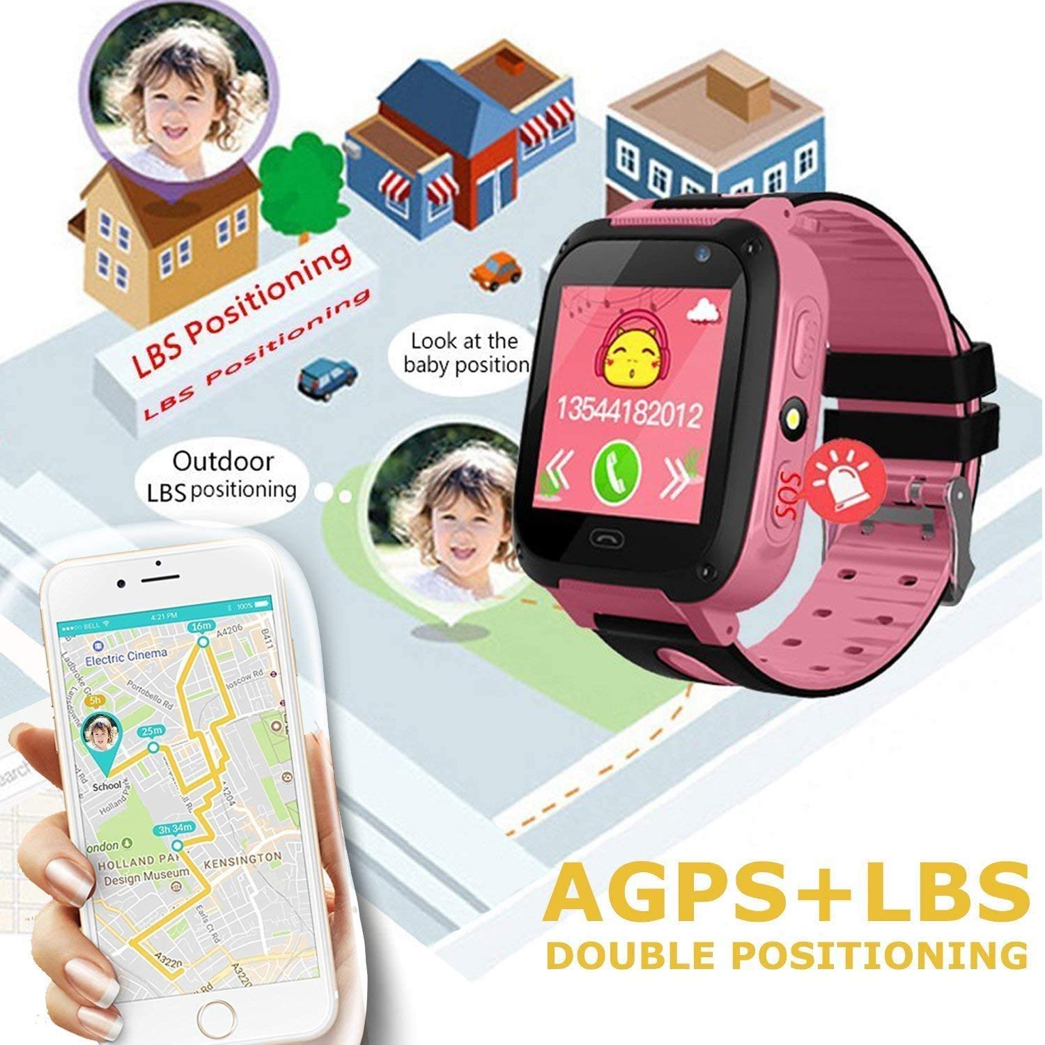 Smartwatch with Mindfulness Meditation for Kids
