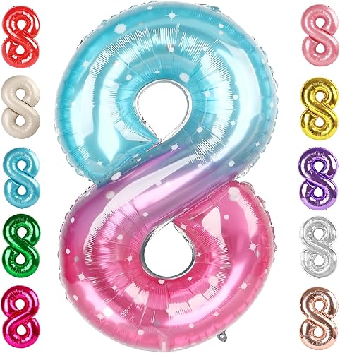 Vista 81 de Globos del números 0 de 40 pulgadas para formar los números 10, 20, 30, 40, 50, 60, 70, 80, 90, 100, para decoración de cumpleaños, bodas, eventos