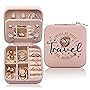 Travel Gifts for Women Jewelry Box, Best gifts for International Travelers People Who Love Travel, Flight Attendant Essentials Gifts, Women Weekend Trip Travel Stuff Travel Jewelry Case Organizer