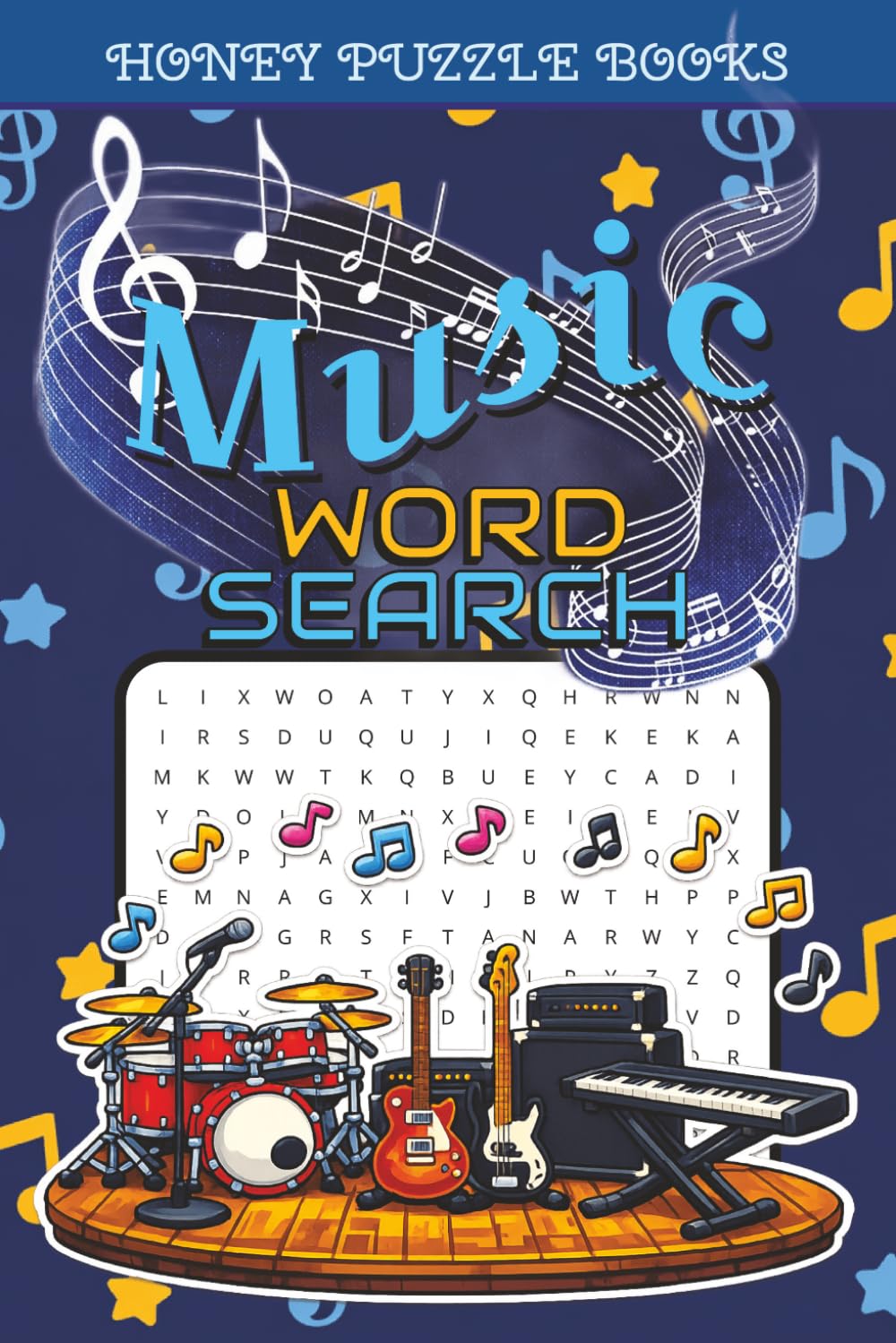 Music Word Search Puzzle Book: Word Searches with Easy to Read Print about Music, Instruments, and more | 50+ Puzzles | 100+ pages | 6x9 Inches...Gift for Relaxation, Brain Joggers, Free Times