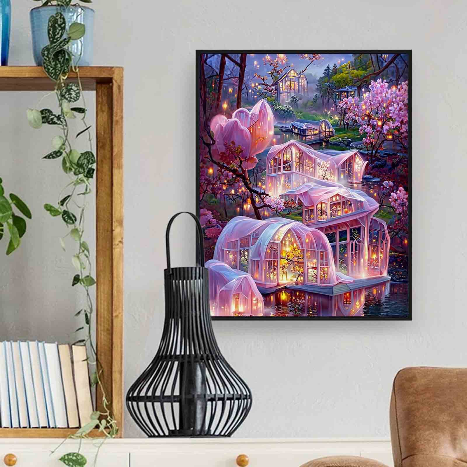 Knus Huisje in het bos Diamond Painting | Diamond Painting – Happy Painting