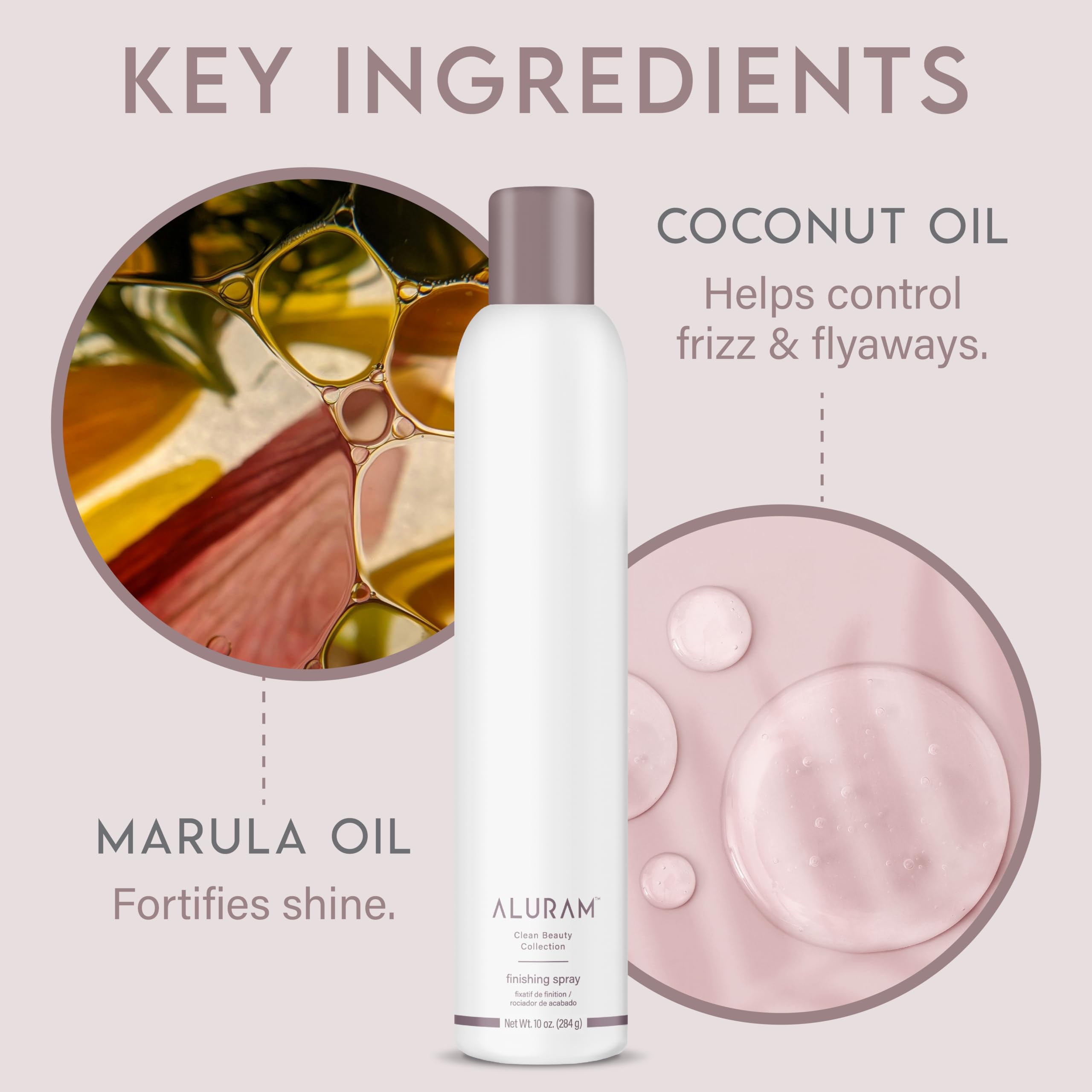 ALURAM Finishing Spray with Long-Lasting Hold and Humidity Resistance