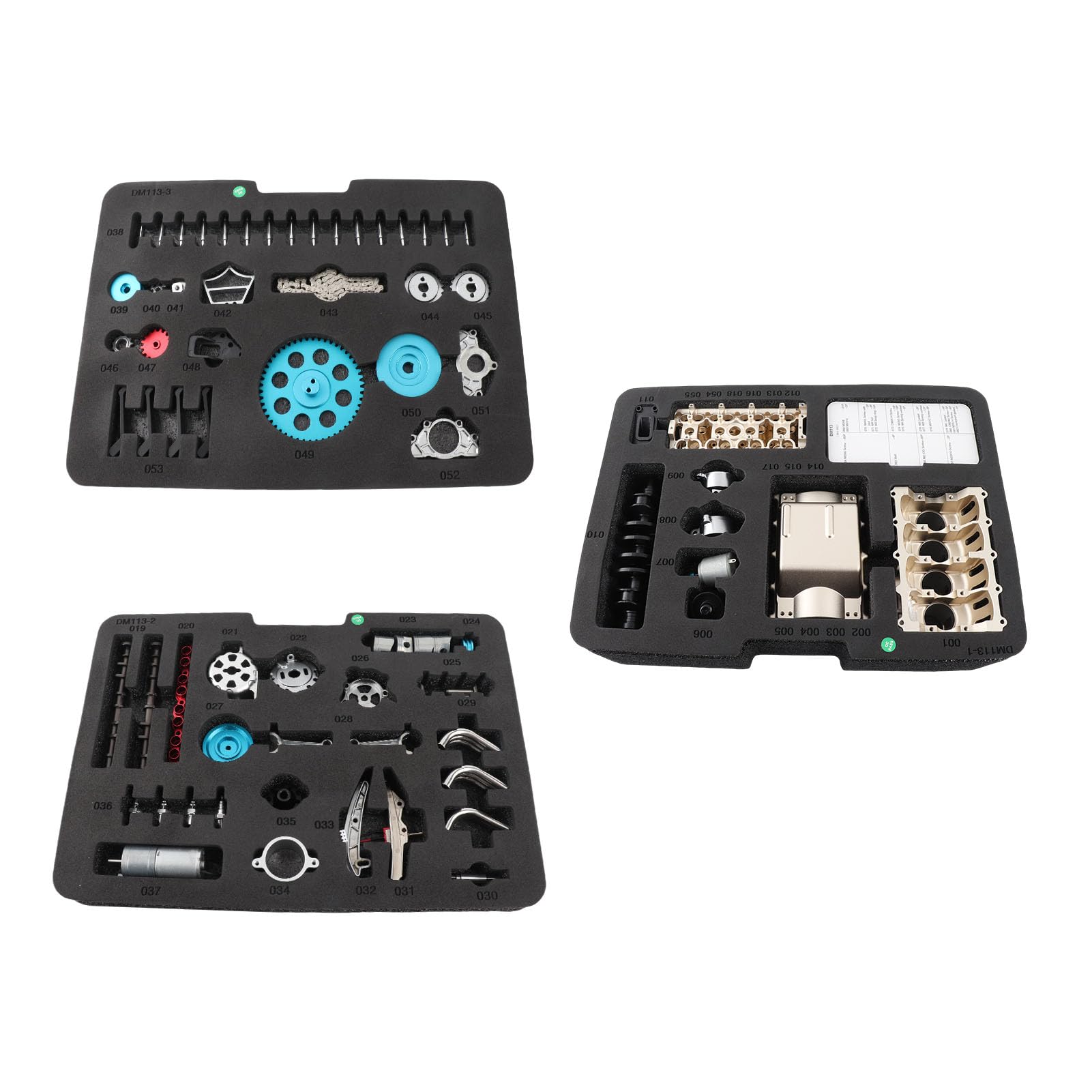Hiraith Kit de Motor de 4 Cilindros con Piezas de Aleación de Aluminio