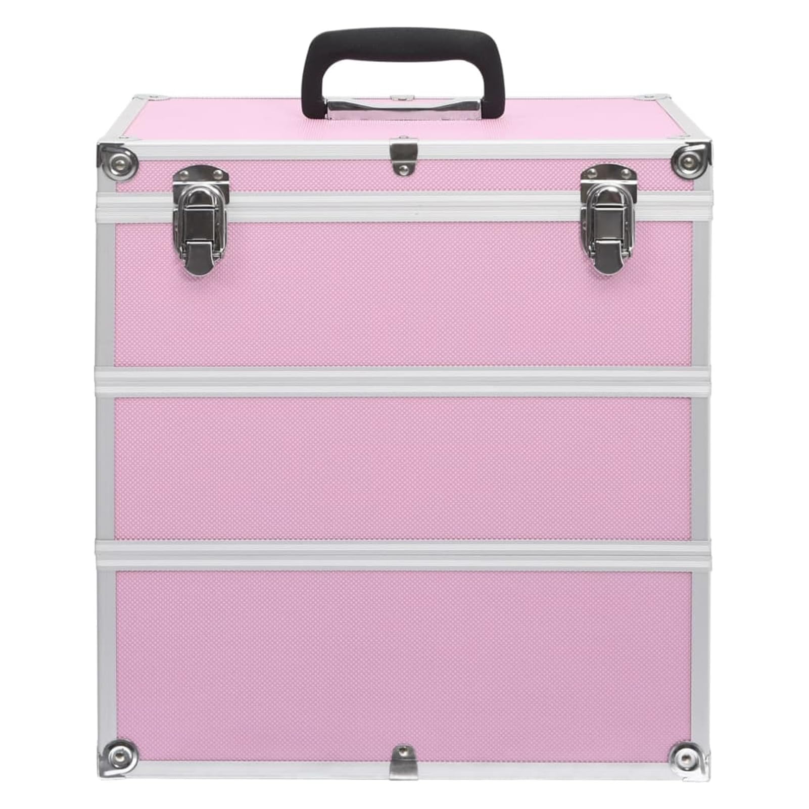 LAPOOH Valigia per Cosmetici 37x24x40 cm Rosa in Alluminio,Bagagli e Borse,Borse toilette-91841