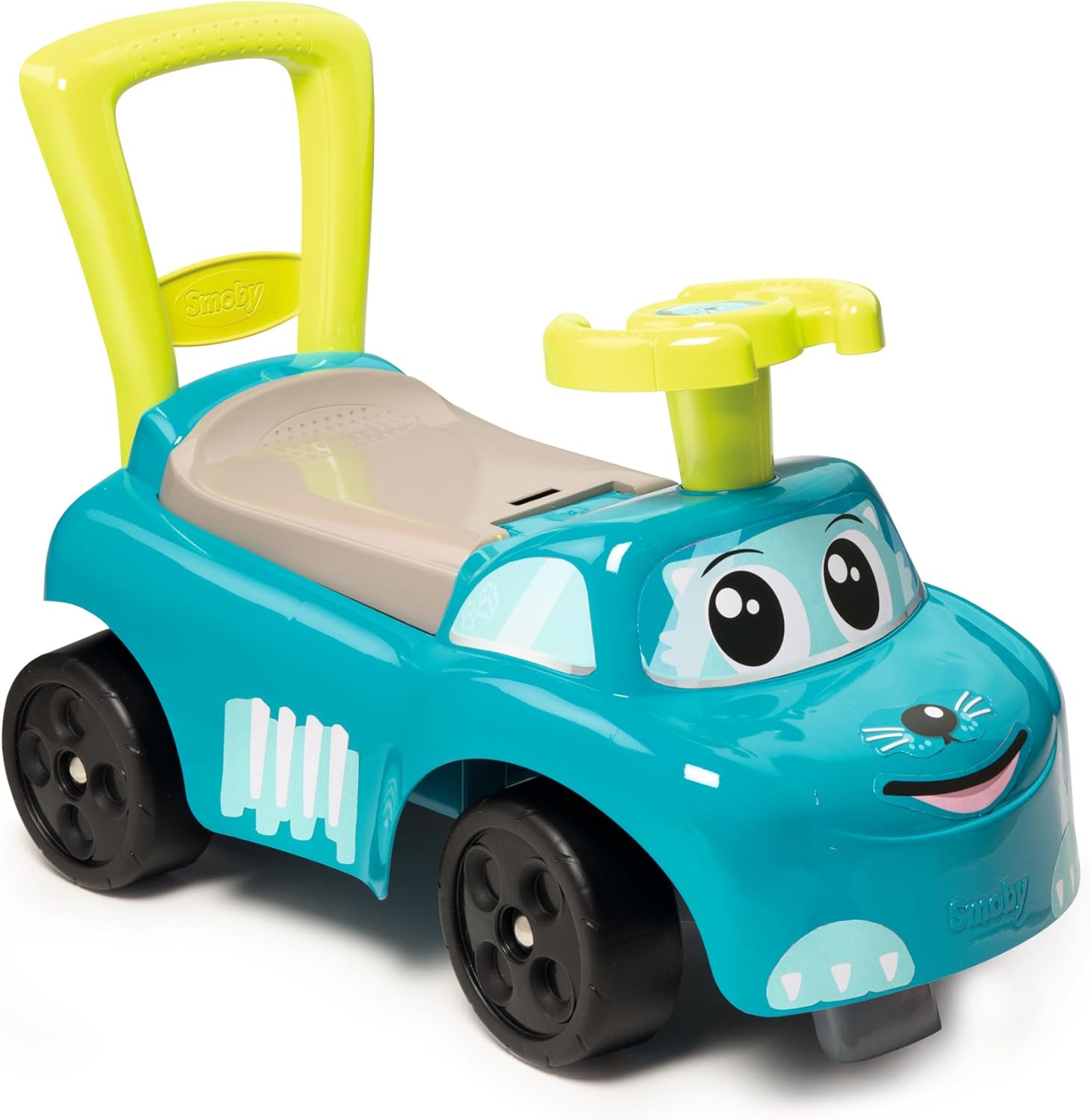 Smoby Porteur Auto Bleu Fonction Trotteur Pour Enfant Des 10 Mois Coffre A Jouets 7525 Amazon Fr Jeux Et Jouets