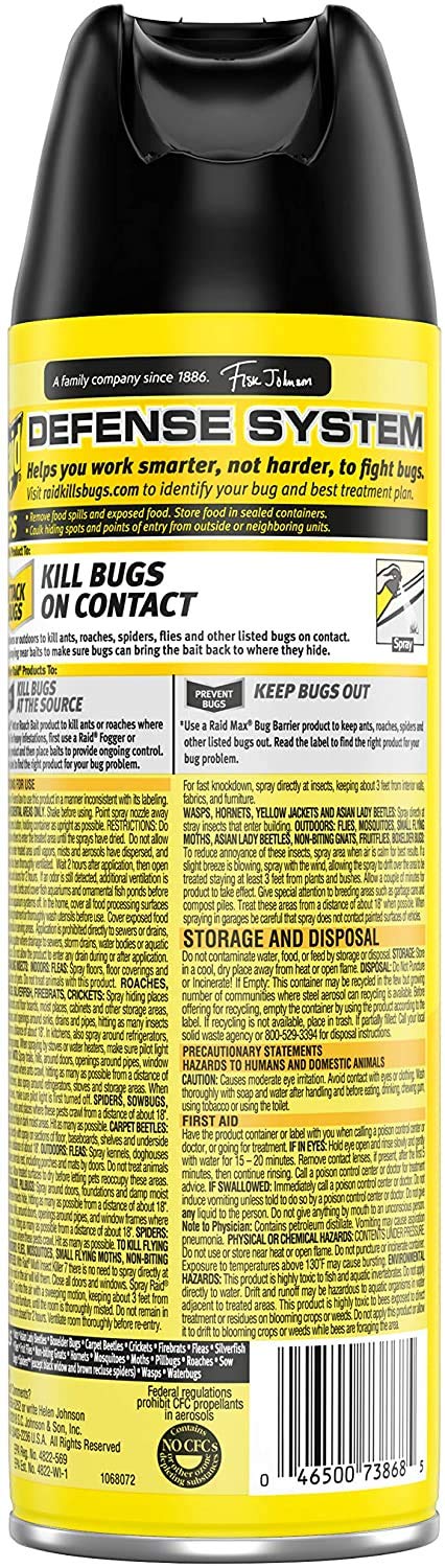 Raid Multi Insect Killer 15 Ounce (Pack of 2)