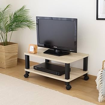 Amazon.co.jp: 不二貿易 キャスター付きマルチテーブル 工具不要