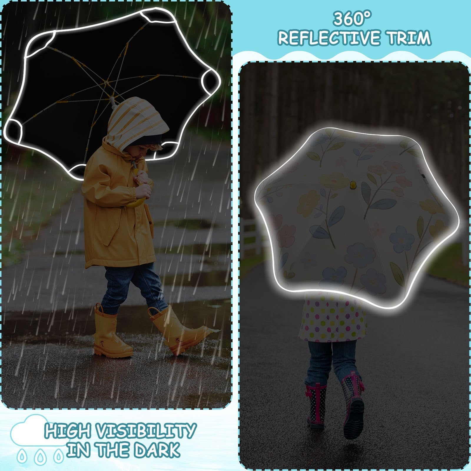 GuoChe Parapluie léger avec cadre antirouille