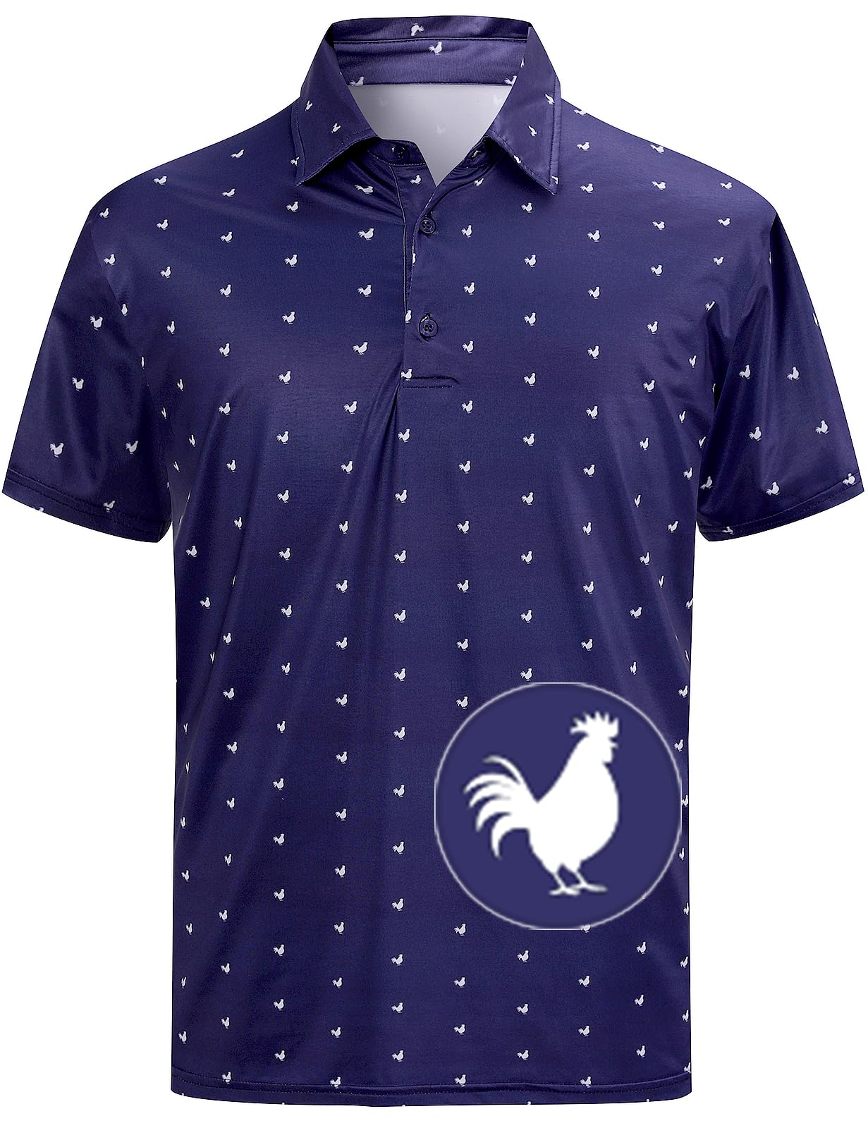 Mens Golf Shirt Moisture Wicking Polo Short Sleeve Performance Quick-Dry Golf Shirts