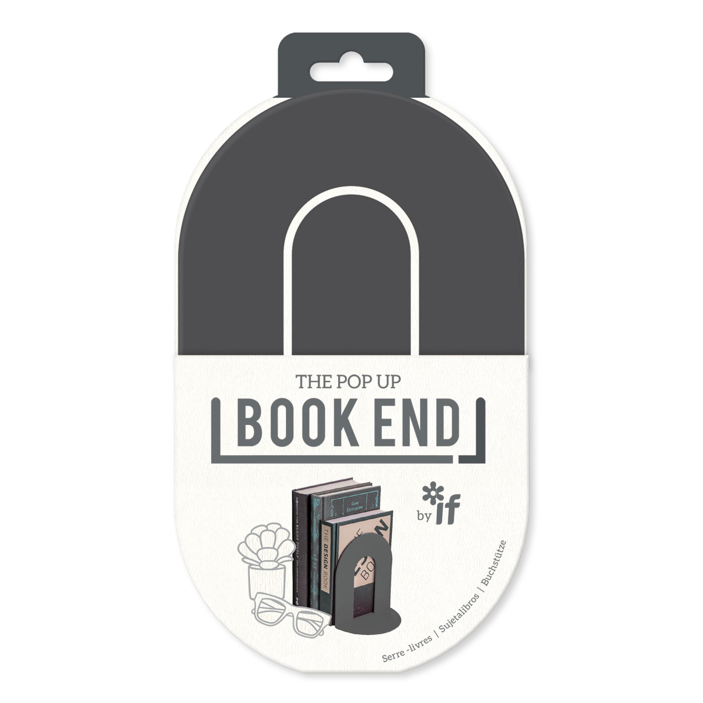 IF The Pop Up Book End - Charcoal