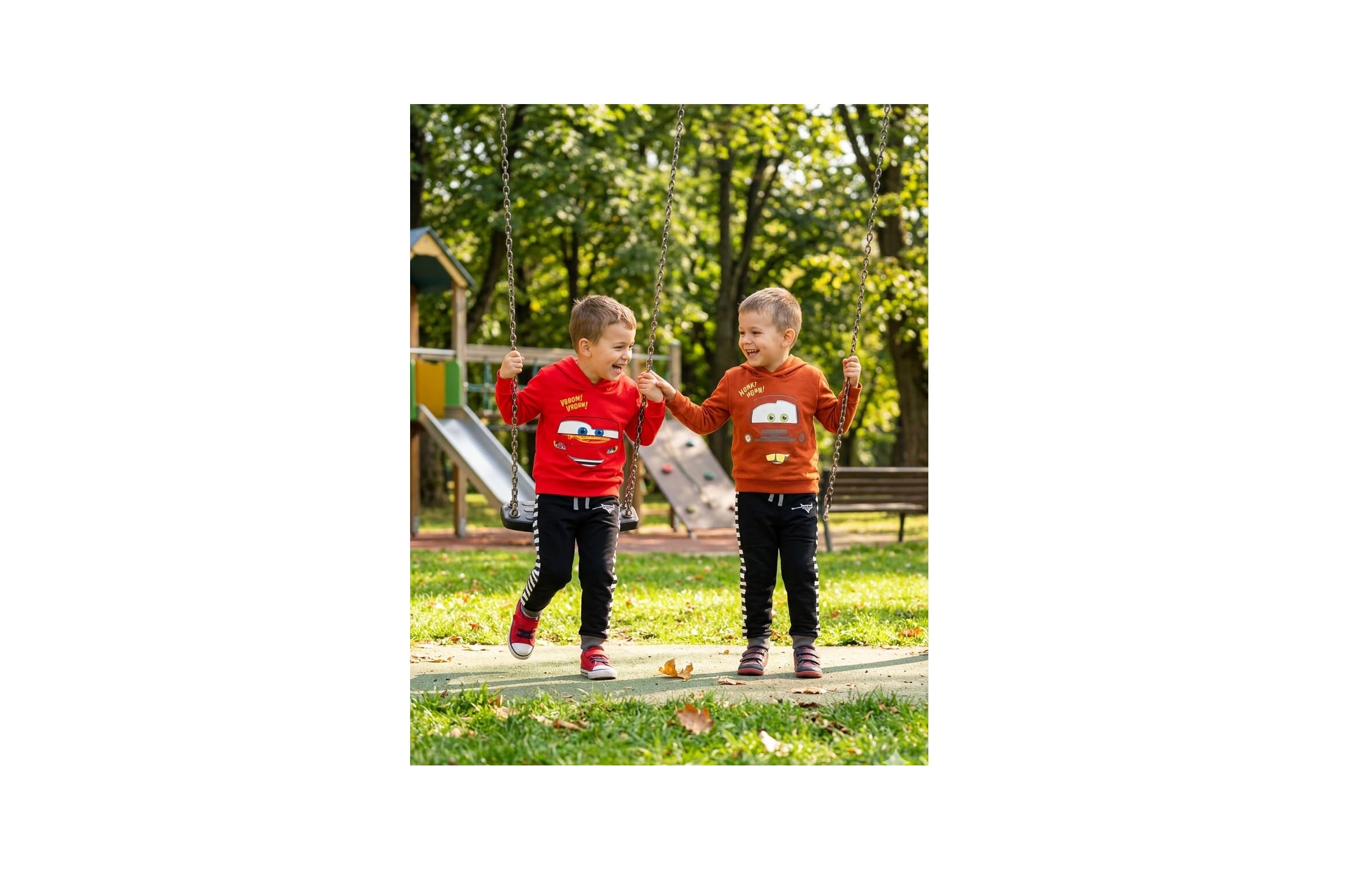 Disney Trainingsanzug Kinder Jungen Cars Set Hoodie & Jogginghose Lightning McQueen oder Hook 18 Monate–8 Jahre