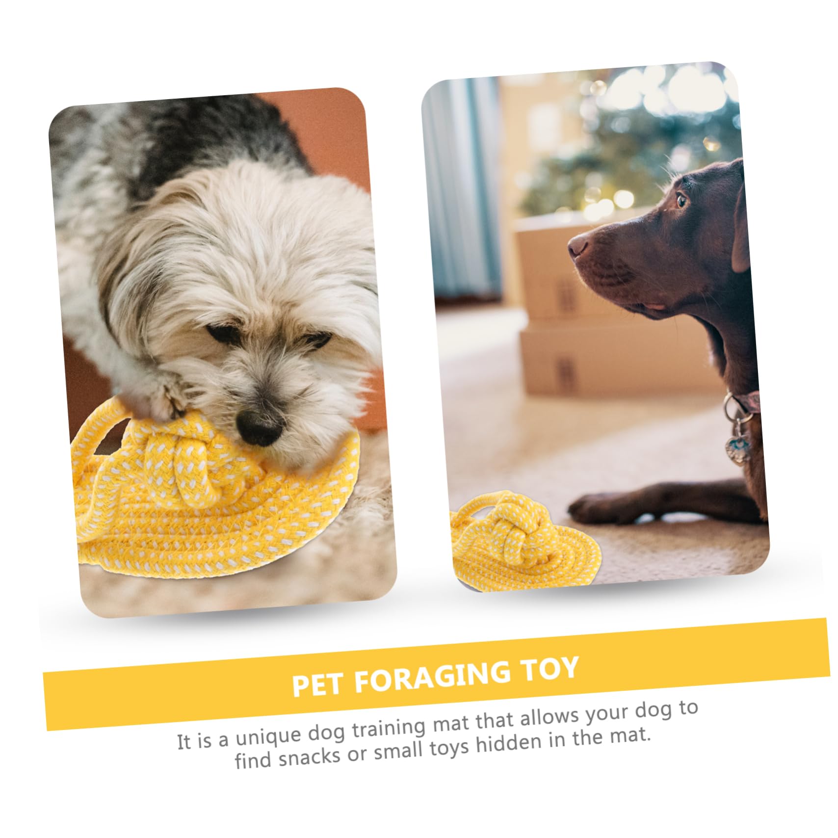 SEWOART Durable Chew Slippers for Dogs Rope Dog for Teething Playing for Small Medium Breeds Helps Clean Teeth Keeps Pets Engaged Design