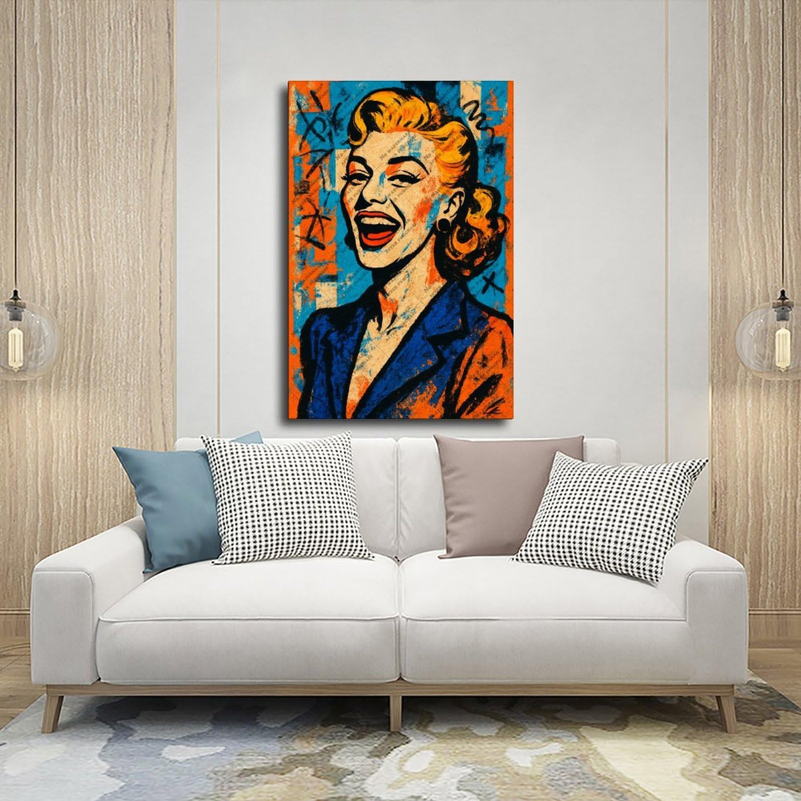 FCOJE N. 26 Poster di Ginger Rogers, commediante, arte pop per decorazione del soggiorno, 30 x 45 cm