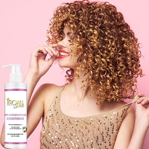 Miniatura 3 de KROWN DOLLS Acondicionador de reparación y daños secos - KrownDolls