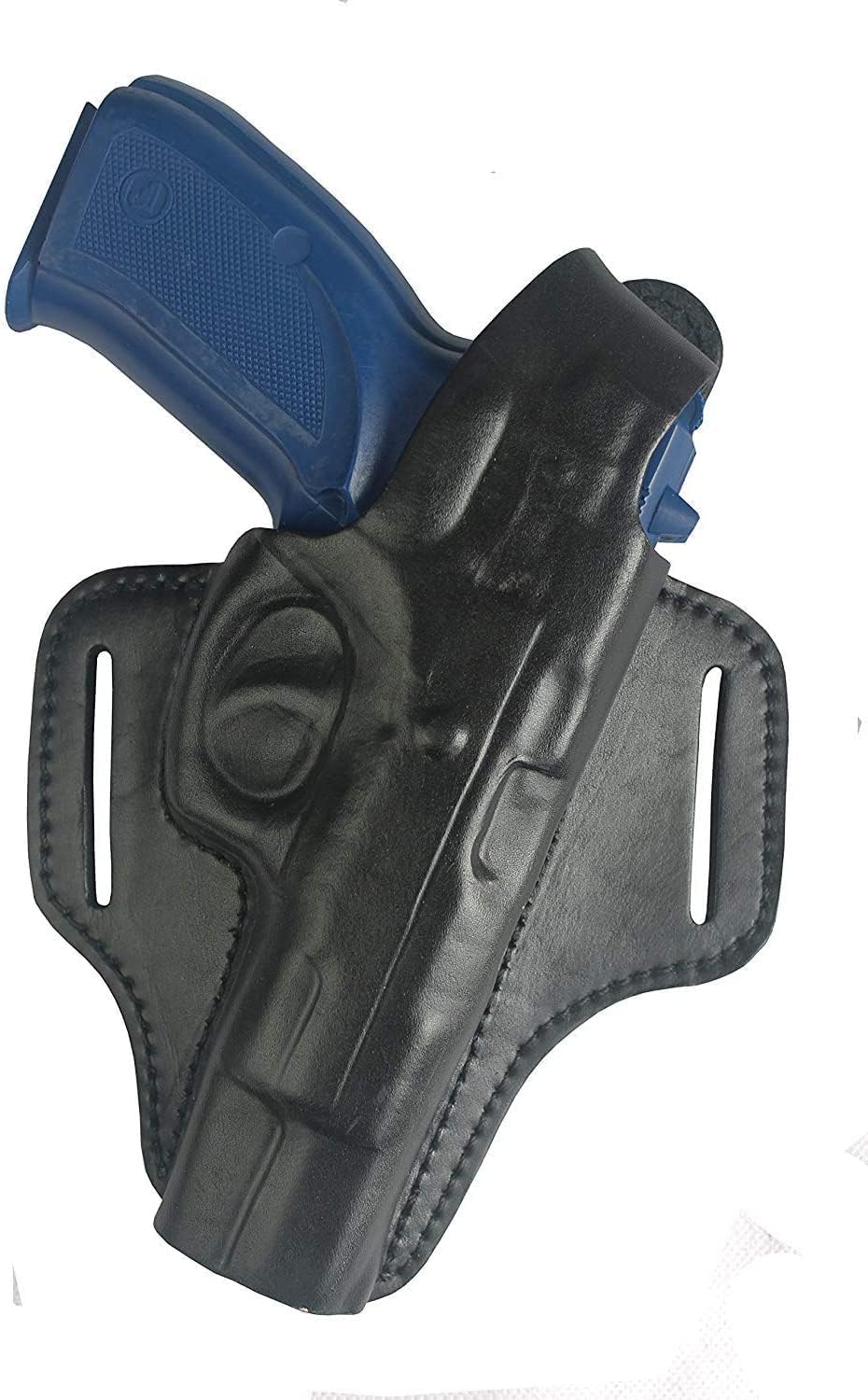 VlaMiTex B3 Pistol Holster Leather Black Fits CZ 75 B Black