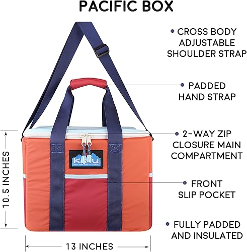 Miniatura 6 de KAVU Pacific Box - Bolsa enfriadora cruzada aislada a prueba de fugas