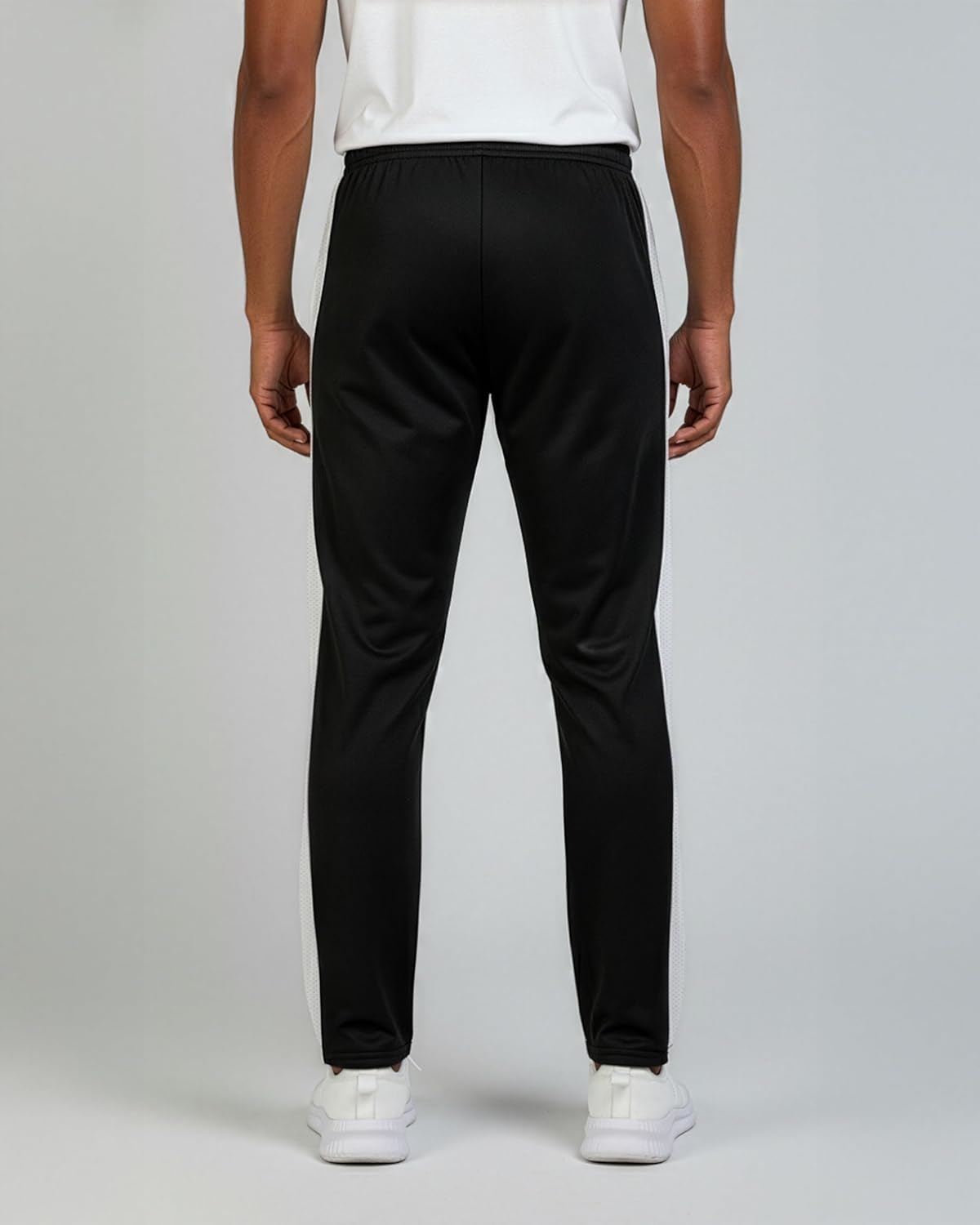 Real Essentials 3 Pack: Men's Mesh Open Bottom Sweatpants Gym Active Athletic Workout Casual Pants with Pockets (Big & Tall) - Image 8