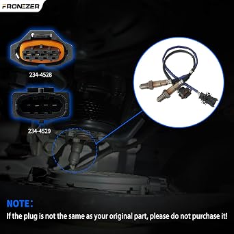 2PCS Oxygen Sensor 234-4528 234-4529 Upstream&Downstream O2 Sensor Compatible with 2011-2016 Chevy Cruze 2012-2020 Chevy Sonic 2013-2020 Chevy Trax 1.4L L4, 2013-2021 Buick Encore 1.4L L4