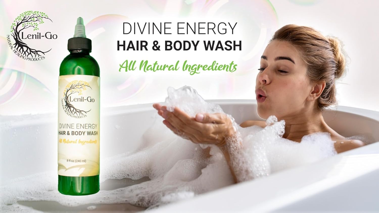 Divine Energy Hair & Body Wash 8.oz