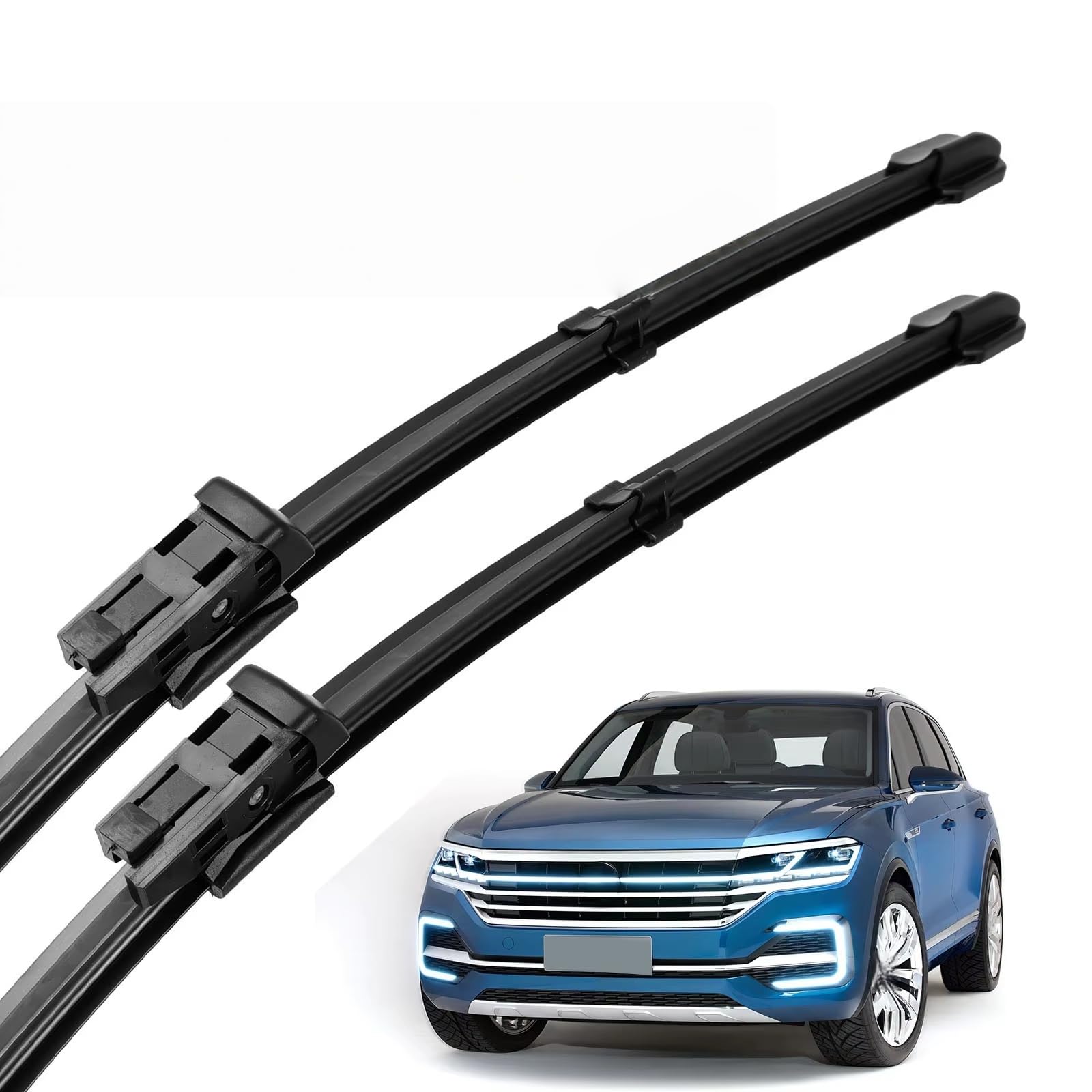 PAPEP Windscreen Wiper Blades for VW Touareg CR 2018-2025 26"+21", Front Replacement Wipers OEM Quality Water Repellent Rubber Automotive Windshield