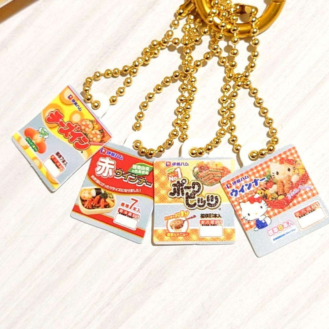 Amazon.co.jp: ガチャ詰めポーチ 納豆巻き キティちゃんウィンナー