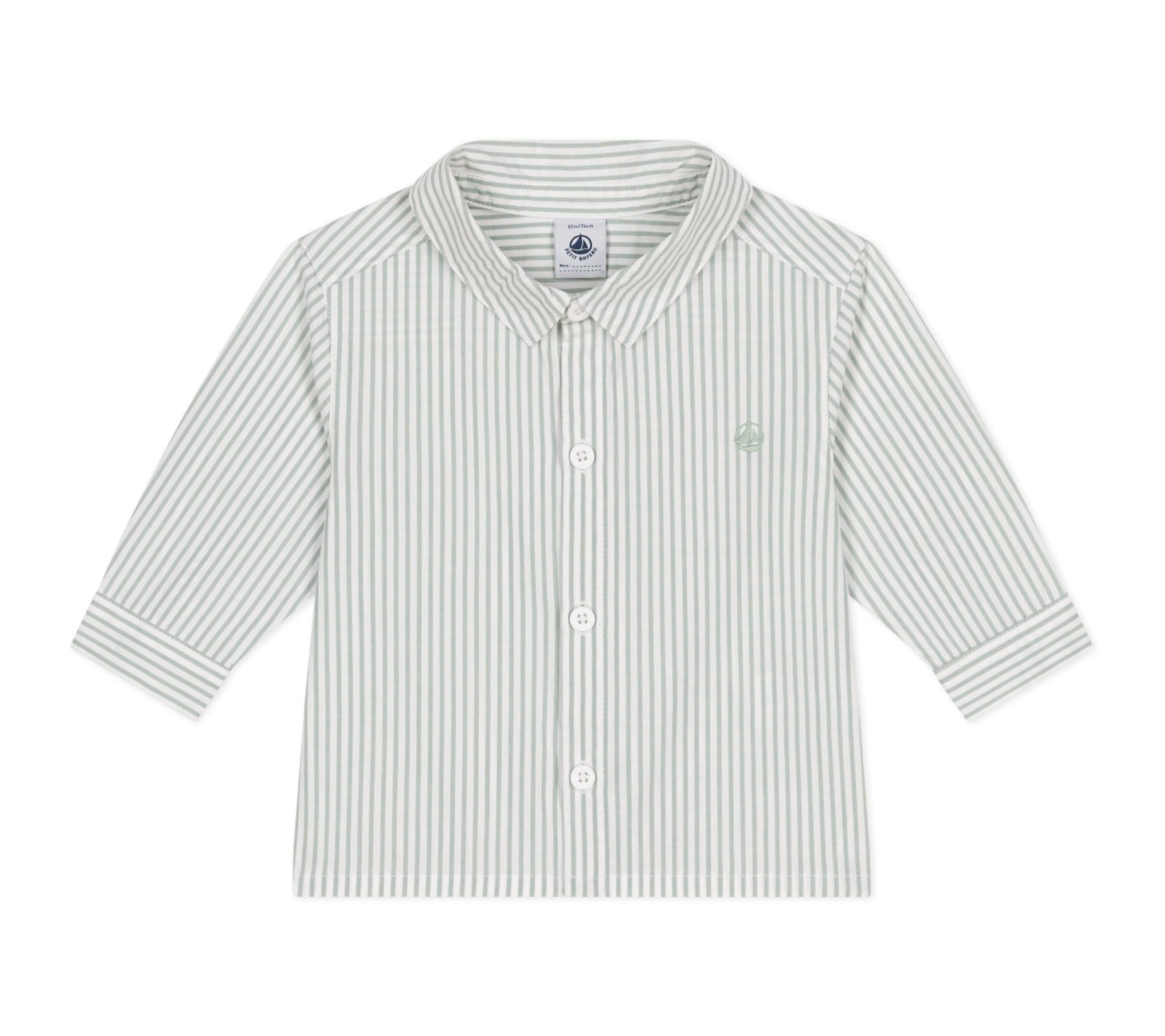 Petit Bateau A0cp9 Chemise Manches Longues Bébé garçon (Lot de 1)