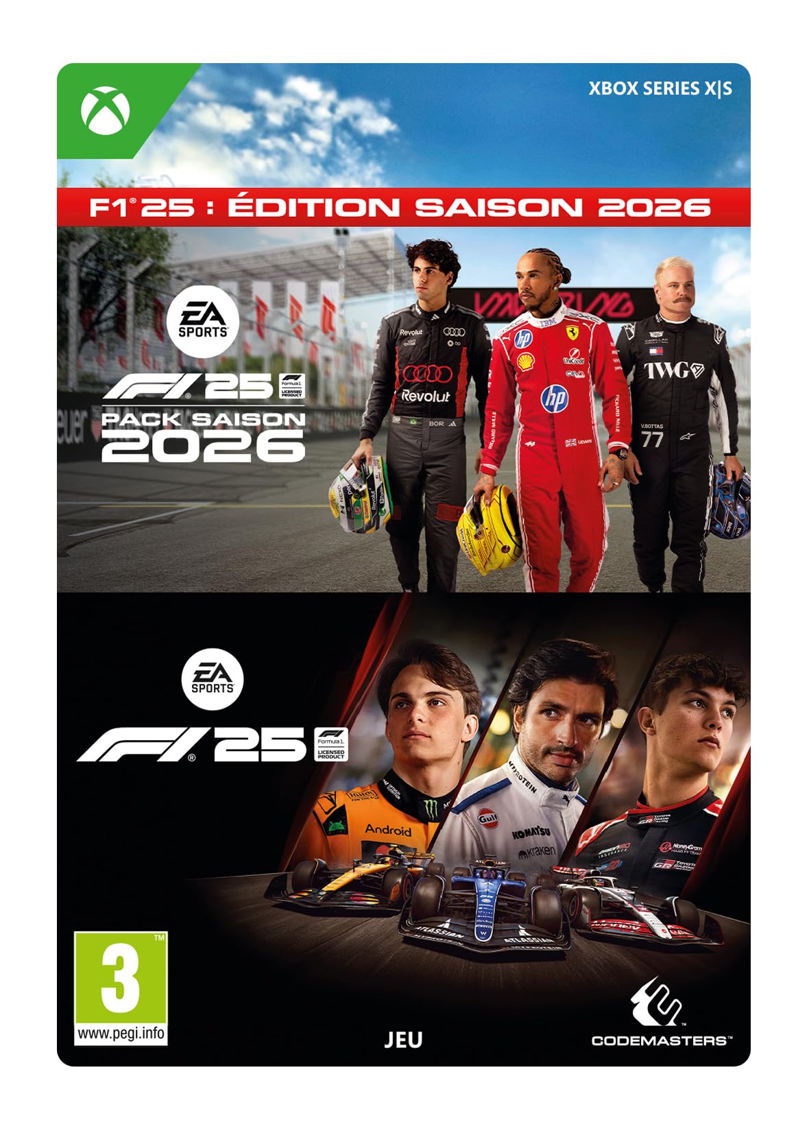 F1 25 2026 SEASON EDITION | Xbox Series X|S – Code jeu à télécharger