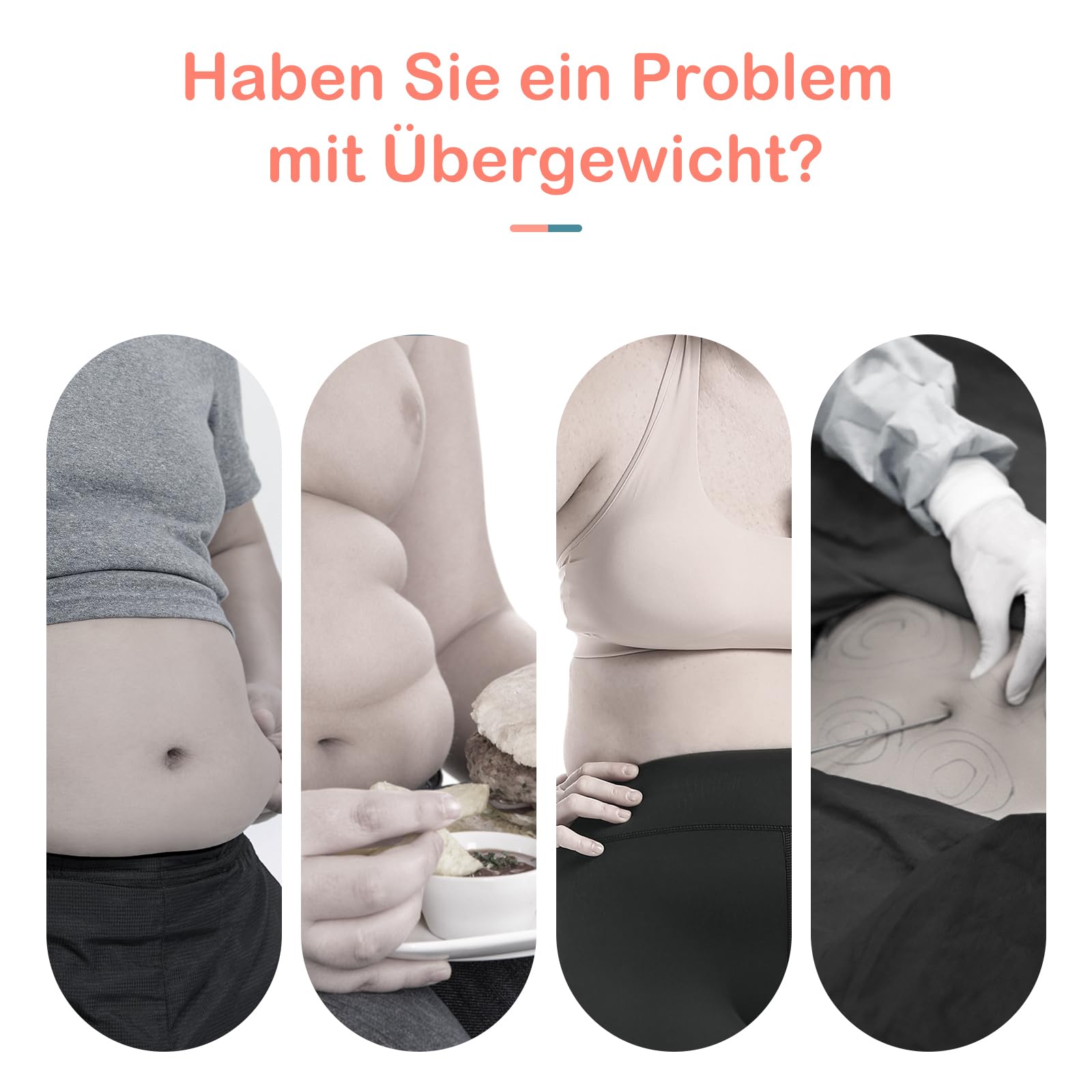 CARER SPARK Kavitationsmaschine, 6 in 1 Ultraschall-Schönheits-Maschine mit Ultraschall RF EMS rotes und blaues Licht für Körper- und Gesichtshaut Festziehen