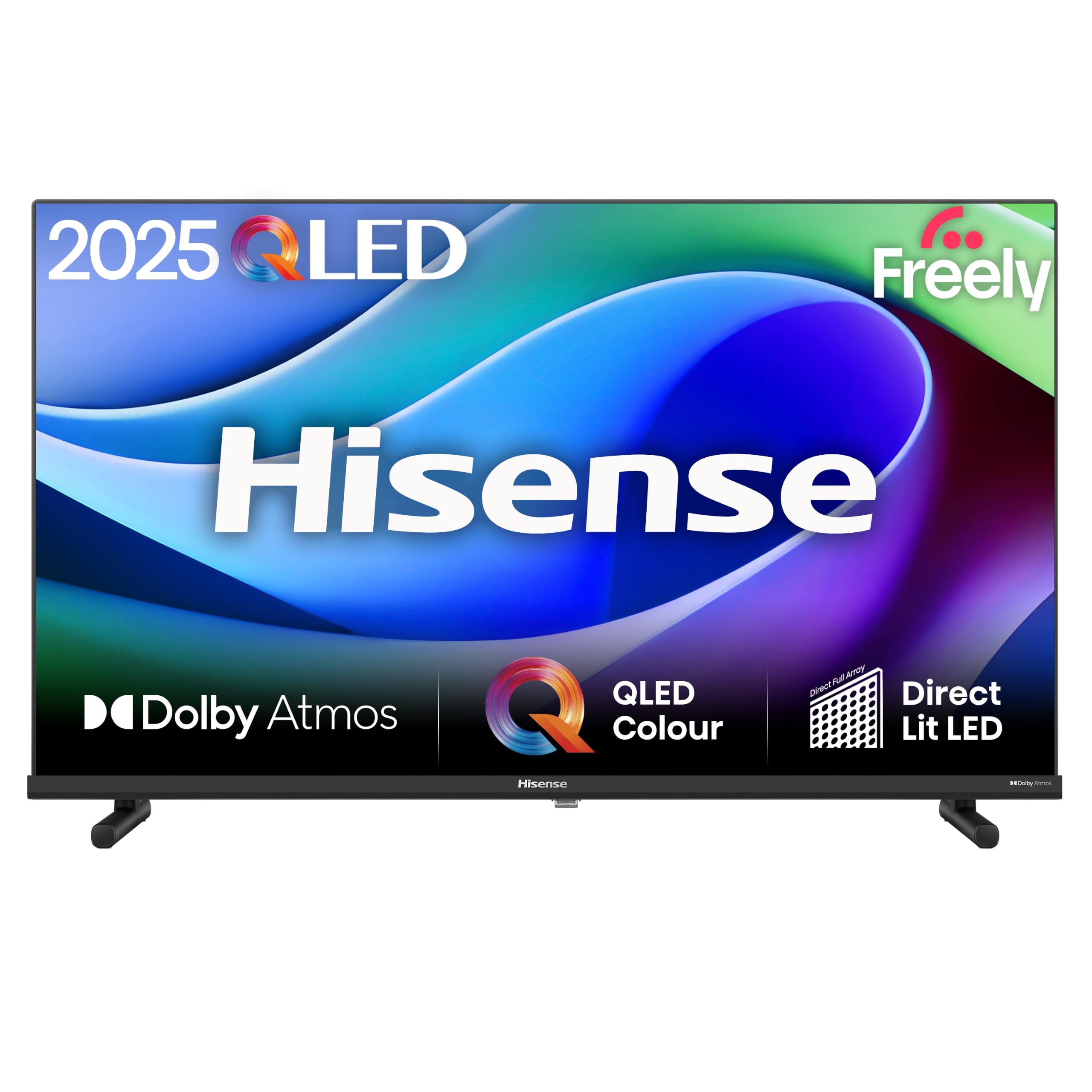 Hisense 40" 40E5QTUK QLED FHD Smart TV - Quantum Dot Colour, Full HD, Dolby Atmos, Sports Mode, Games Mode, Dual Position Stand with Freely, Disney +, YouTube, Netflix