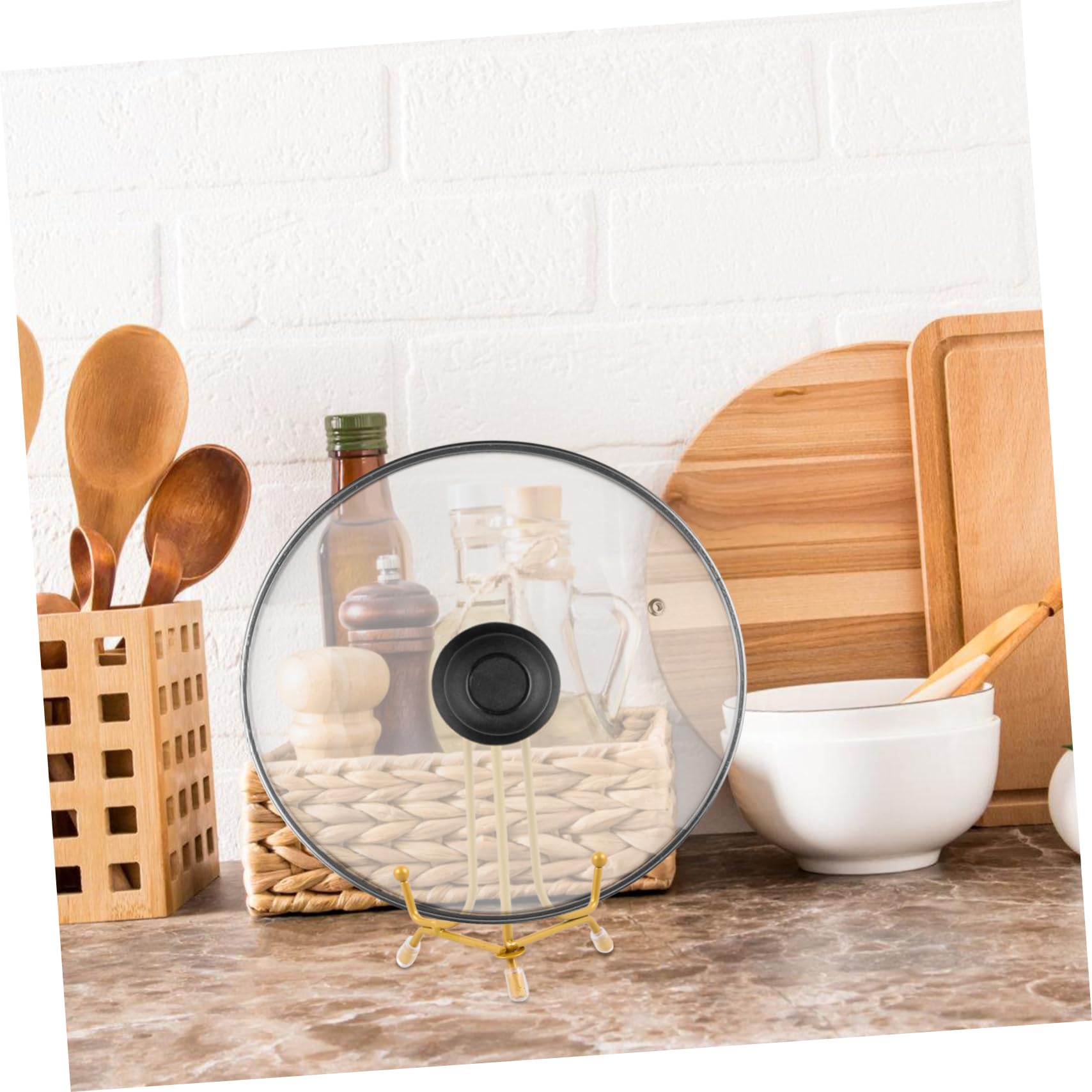 ERINGOGO Table Easel Plate Stand Iron Frame Display Stand for Plates Photos and Artwork for Kitchen Office for Easy Storage