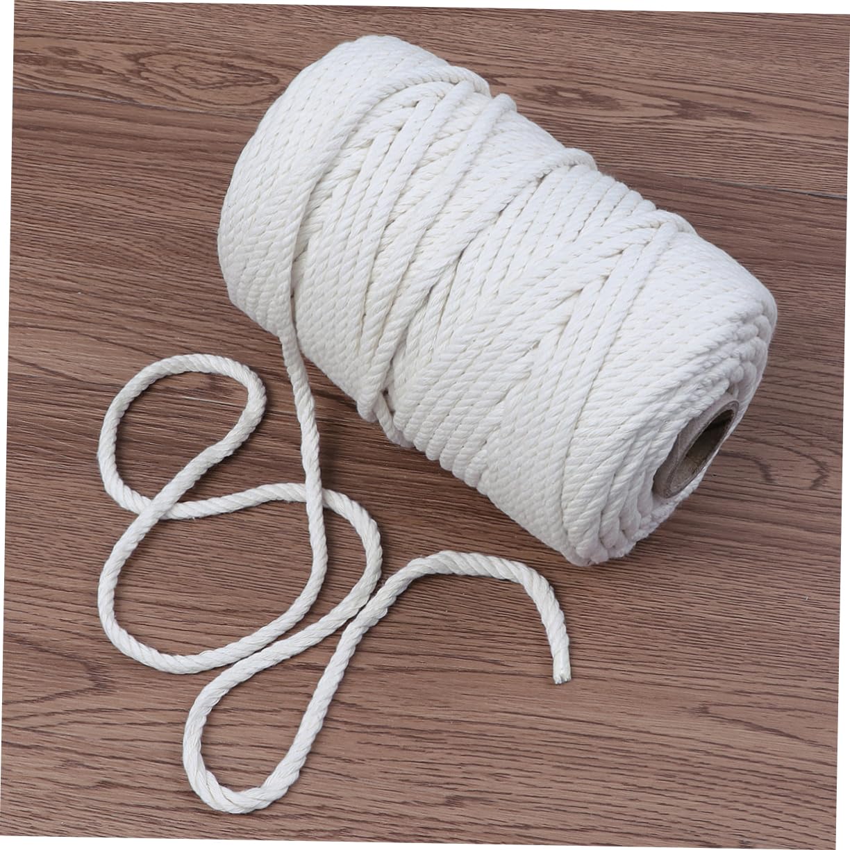 Cuerda de Algodón Natural de 100m para Manualidades y Macramé