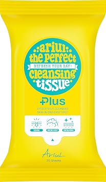 Ariul The Perfect Cleansing Tissue Plus - Skin and Makeup Removal Wipes in One Step
