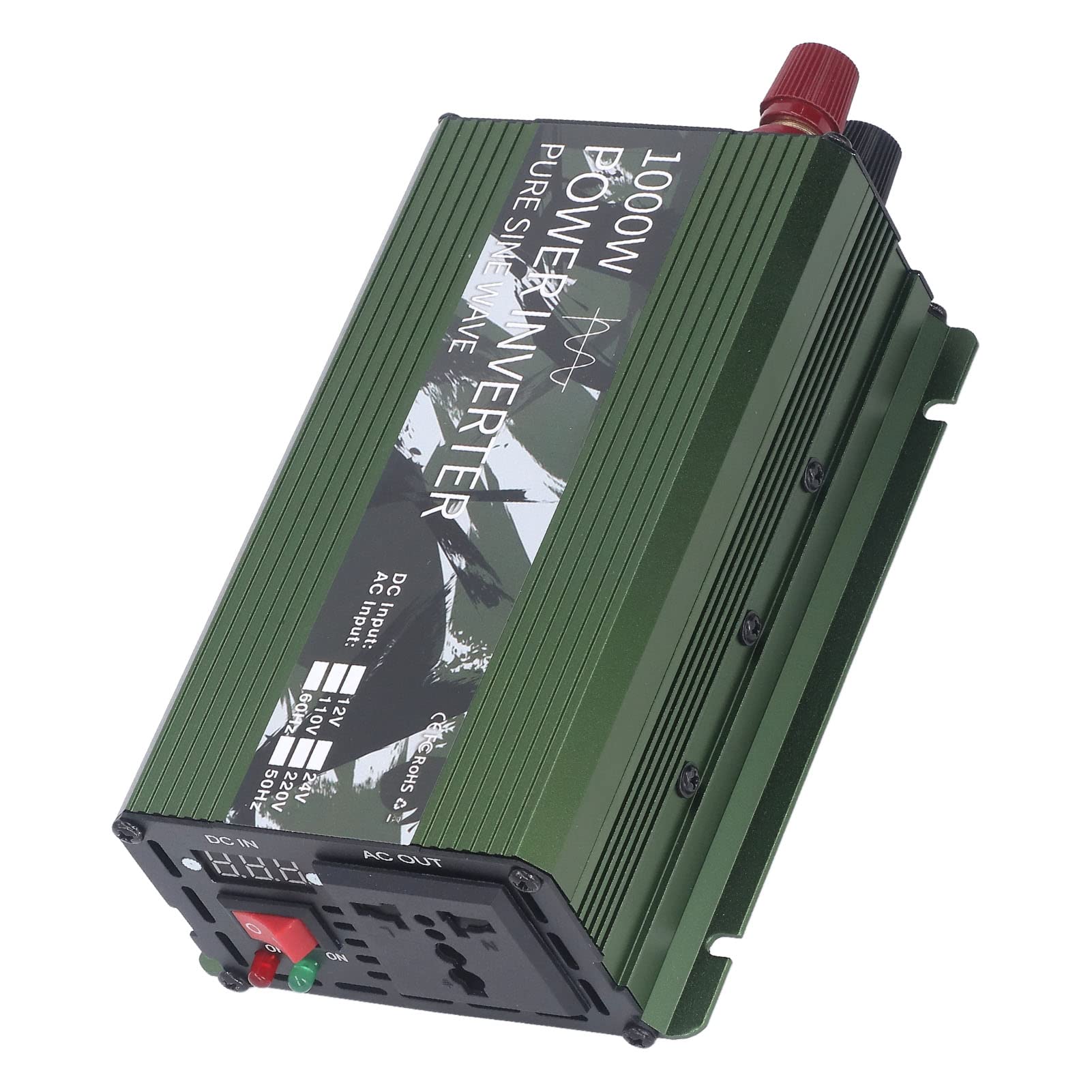 inverter sinusoidale puro alimentatore portatile di raffreddamento efficiente inverter da campeggio universale per per laptop, telefono, TV