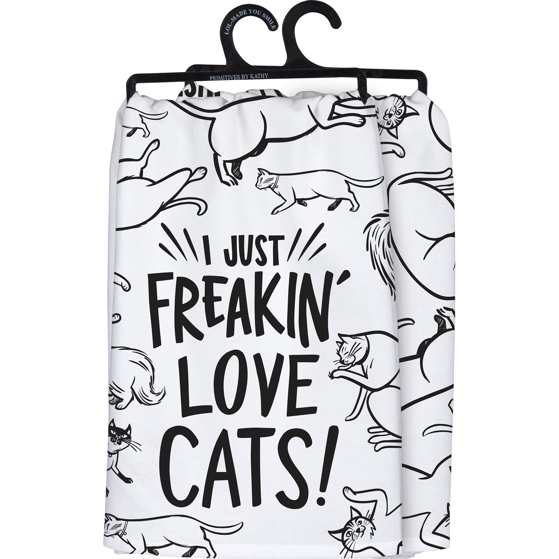 Torchon de cuisine chat humoristique Primitives by Kathy pour sublimer votre intérieur