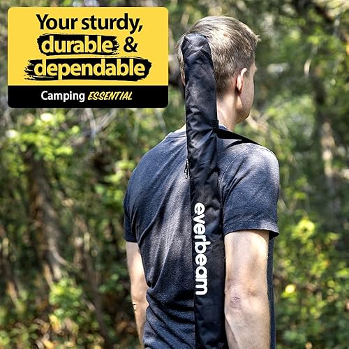 Miniatura 7 de Everbeam Postes de lona ajustables  Se extienden hasta 92 pulgadas  Portátil y ligero, ideal para toldo, tienda de campaña  Incluye líneas de