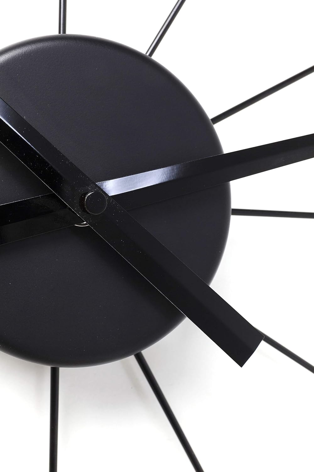 Kare Design Umbrella Wall Clock, Black, 100 cm Diameter, Aluminium, Round, Modern, Silent, Battery Operated, Wall Mount, Home & Kitchen - Image 5