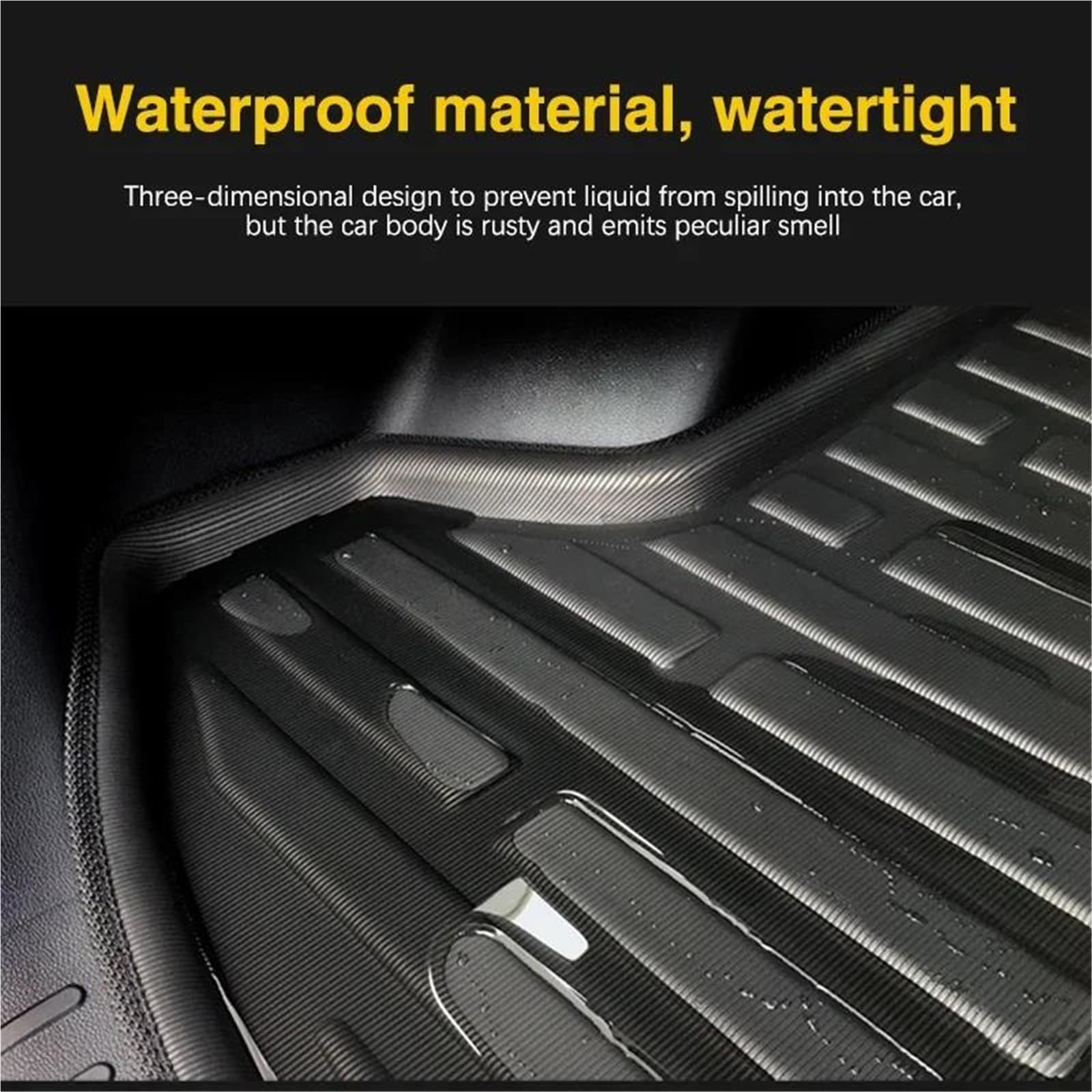 Tapis Coffre Voiture Tapis De Coffre Arrière Imperméable pour Samsung QM5 2012 pour Koleos 2008 2005-2015 Sol Protection