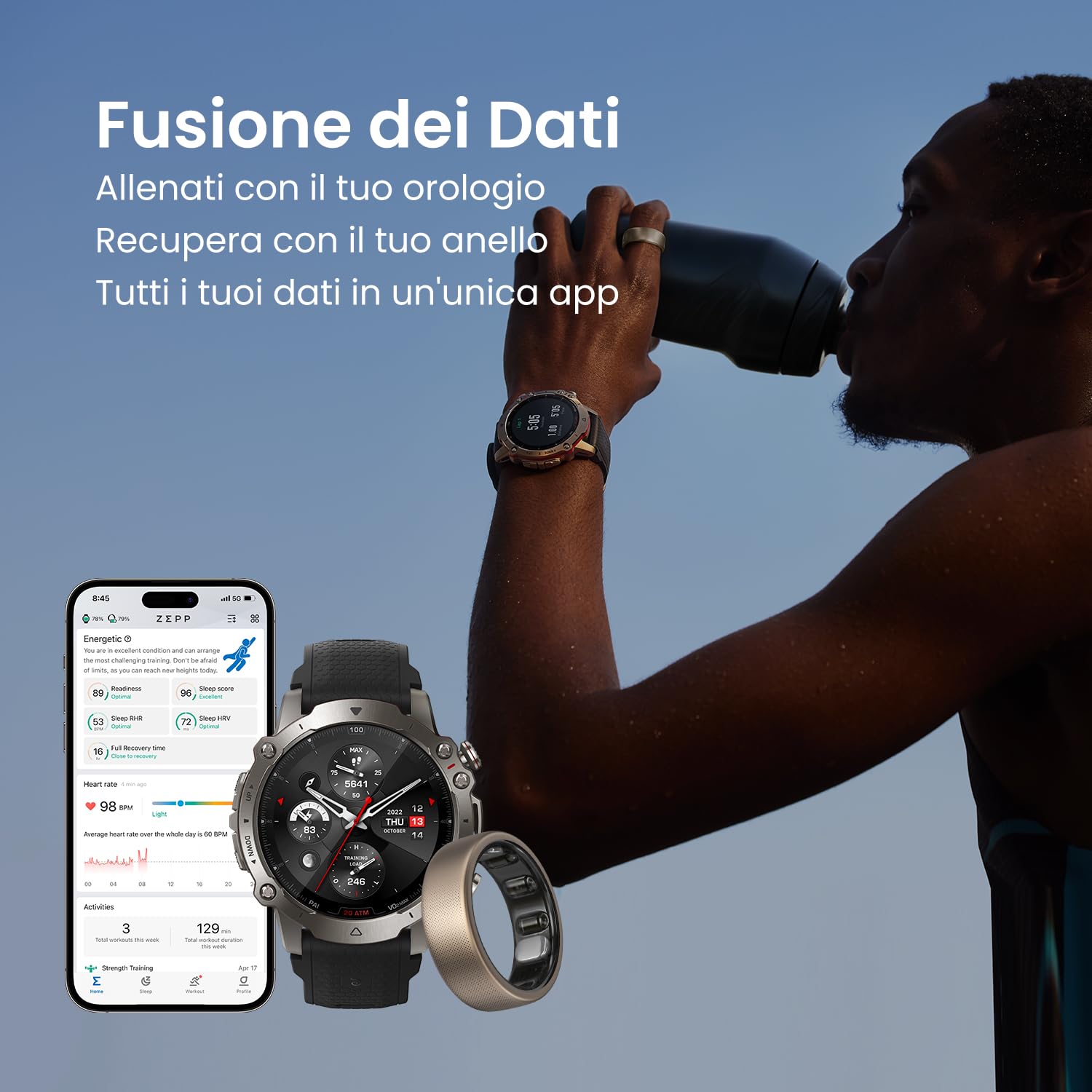 Amazfit Helio Ring + Falcon