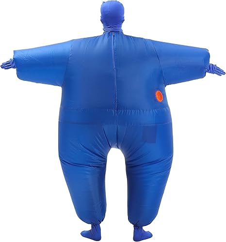 Miniatura 5 de IRETG Adult's Inflatable Costume Full Body Jumpsuit Halloween Funny Blow Up Costumes